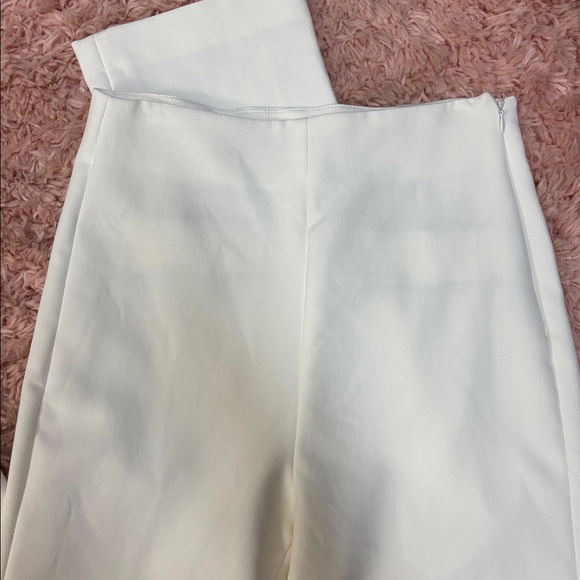 Zara high waisted slacks split hem boot cut dress pants small - Picture 2 of 6